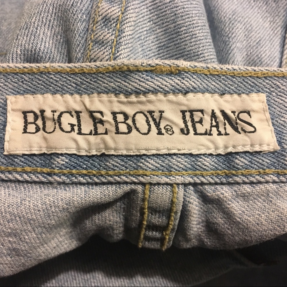 Bugle Boy Straight Leg Light Wash Jeans - Picture 6 of 8